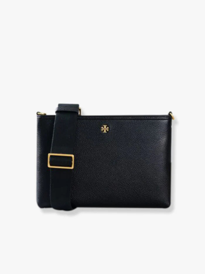 Tory Burch Swing pack Leather Crossbody Bag - Black