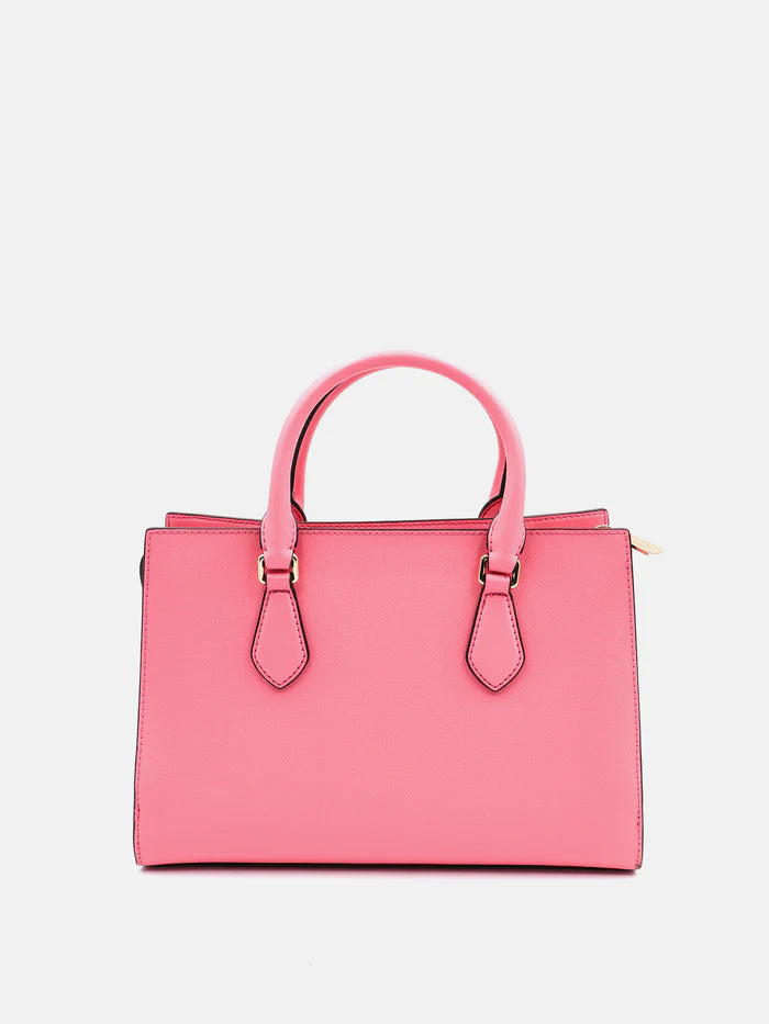 Michael Kors Sheila Center Zip Satchel - Tea Rose