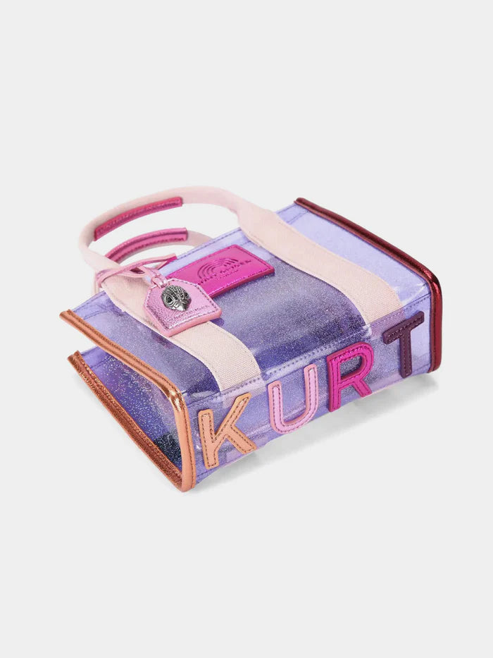 Kurt Geiger London Extra Small Vinyl Southbank Tote Bag - Lilac