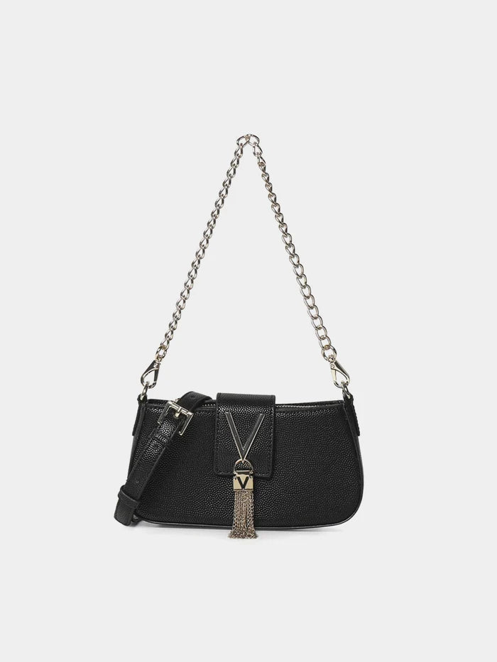 Valentino Bags Divina Baguette - Nero/Gold