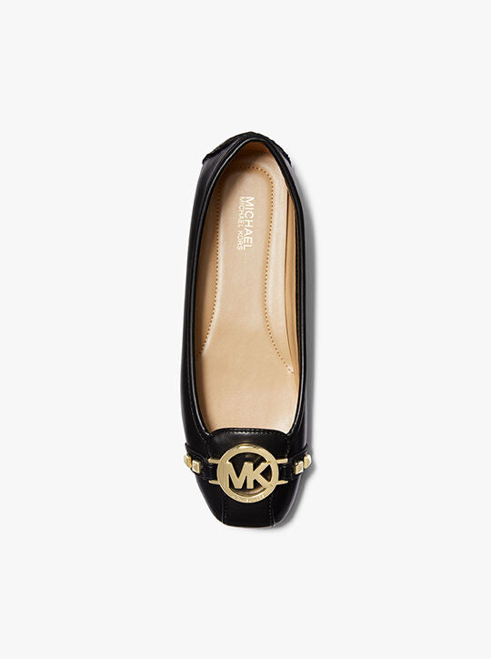 Michael Kors Fulton Faux Leather Moccasin - Black