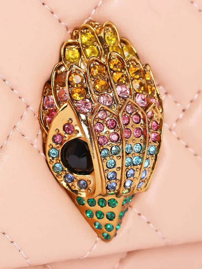 Kurt Geiger London Mini Kensington Long Flap - Blush