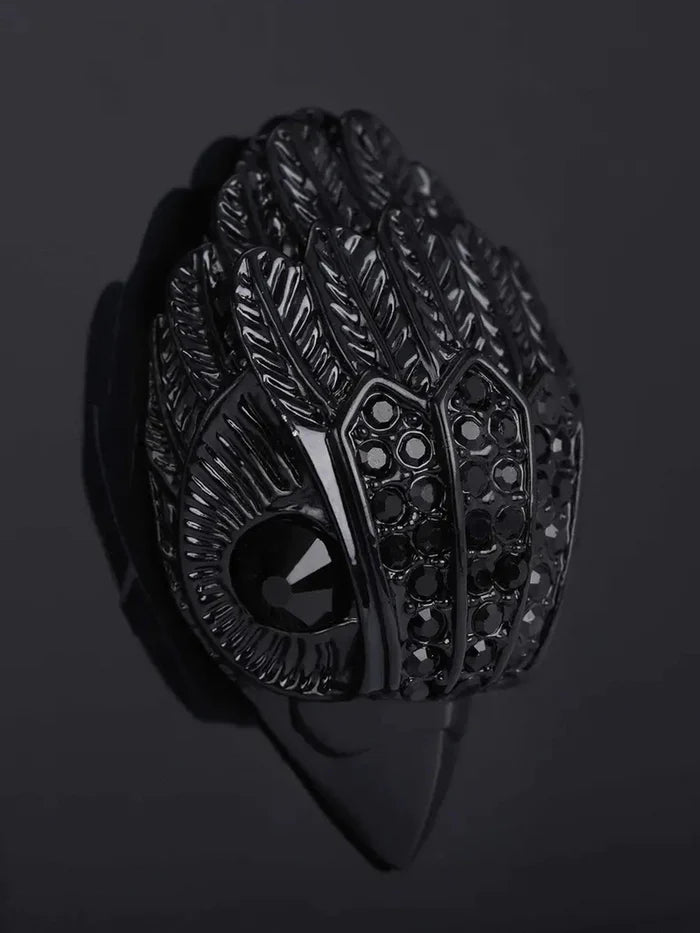 Kurt Geiger London Party Eagle Clutch Drench - Black