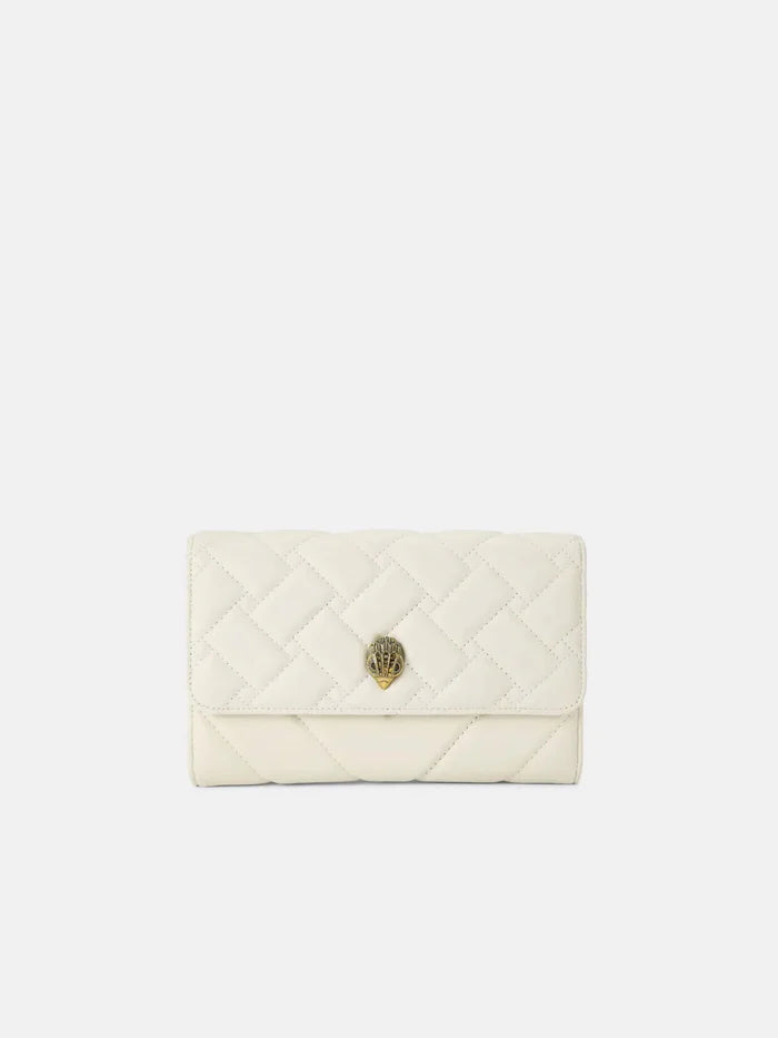 Kurt Geiger London Kensington Wallet On Chain - Bone
